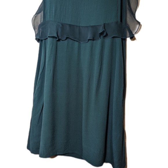 FREE PEOPLE emerald tunic dress, no flaws, EUC , size 0 - Picture 7 of 8